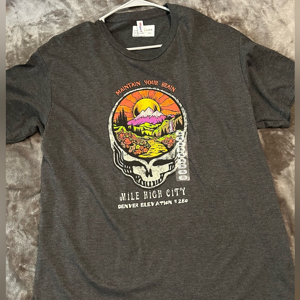 Gray Graphic T-Shirt